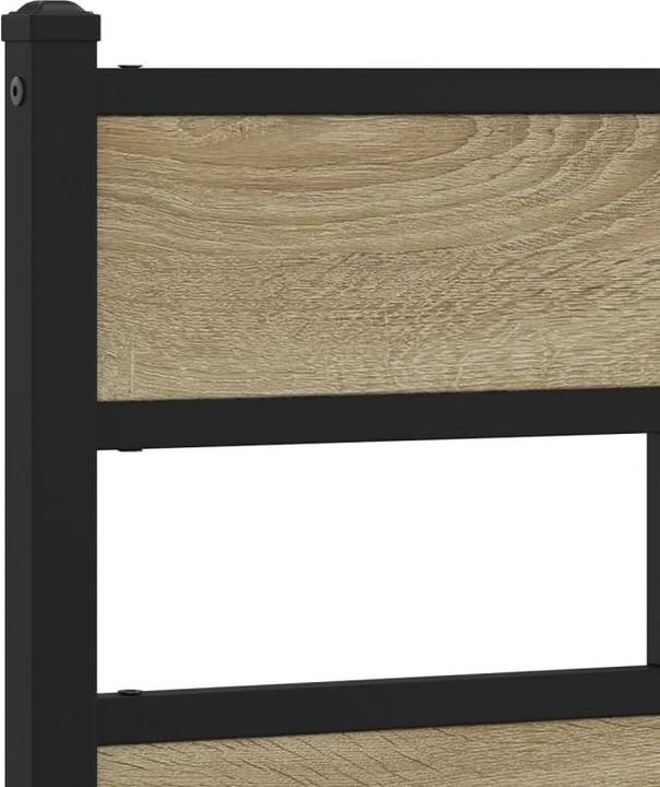 Produktbild VidaXL Bettgestell Bett Einzelbett ohne Matratze 90x190 cm Holzwerkstoff (90 x 190 cm)