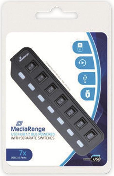 Produktbild MediaRange MRCS504 Hub (USB-A, 7 Ports)