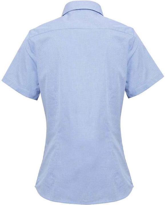 Actual product image Premier Micro check short sleeve blouse (XS)