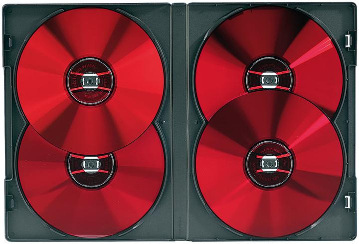 Actual product image Pearl CD/DVD soft case for 4 DVDs (set of 10)