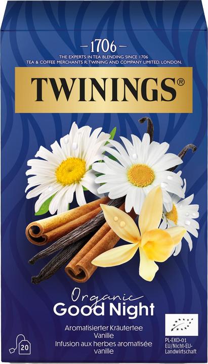 Produktbild Twinings Gute Nacht Bio 20 Btl 1.7 g (73 g)