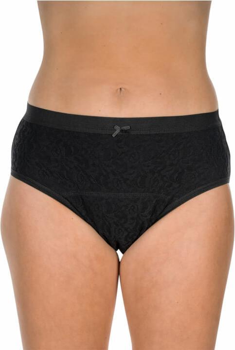 Actual product image Suprima La Donna The feminine briefs with underwear protection black (1 x, Large)