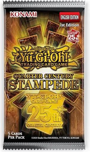 Actual product image Yu-Gi-Oh Quarter Century Stampede Booster Box (German, Booster display)