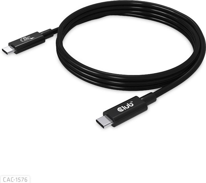 Produktbild Club 3D USB Typ C – USB Typ C (1 m, USB 4.0)