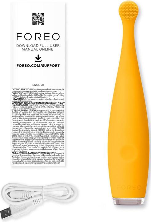 Image du produit Foreo Brosse à dents sonique ISSA Baby Sunflower Yellow Squirrel (Brosse à dents sonique)