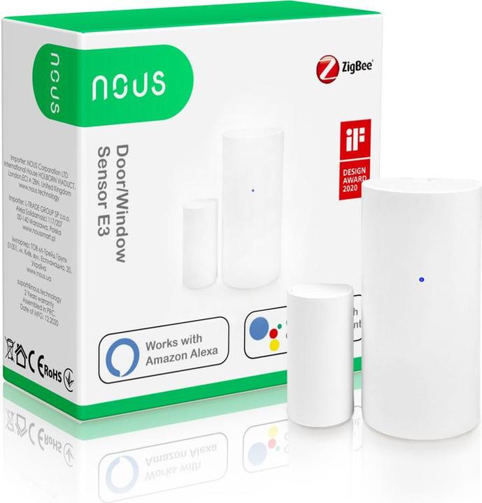 Image du produit Nous Capteur Smart Door & Window E3 ZigBee