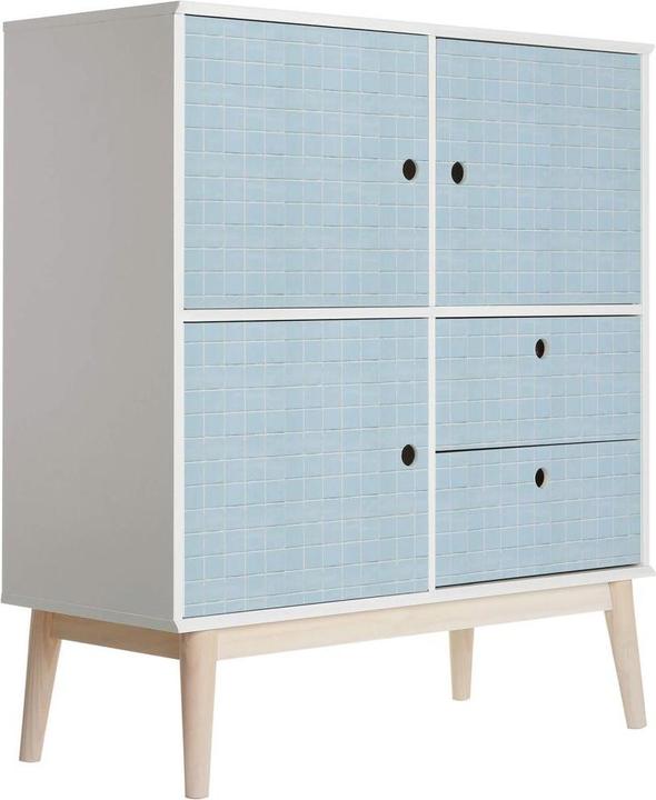 Actual product image Trenddeko Tiles light blue (100 x 100 cm)