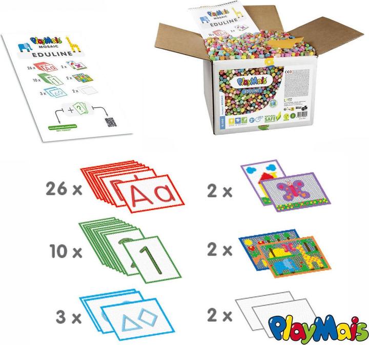 Actual product image PlayMais Eduline mosaic