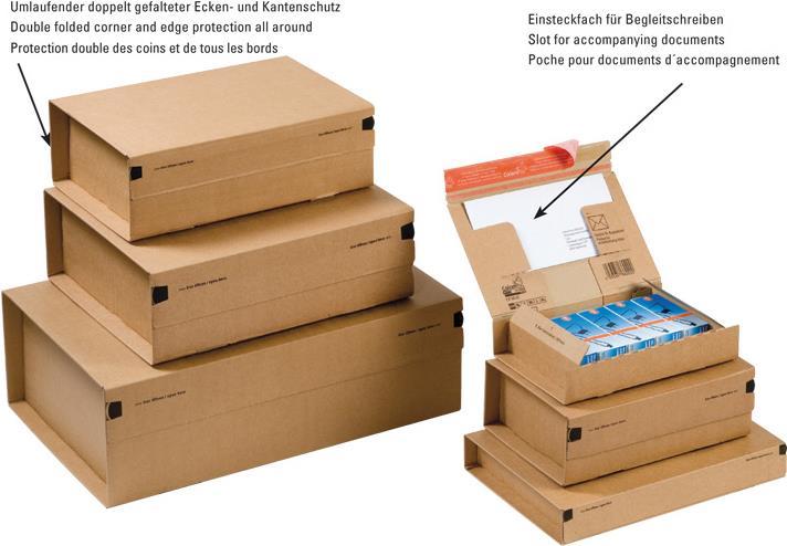 Produktbild Colompac ® Paket-Versandkartons 21,2 x 30,5 x 11,0 cm (BxLxH) 1 Pack = 10 St. (305 x 212 x 110 mm, 10 x)