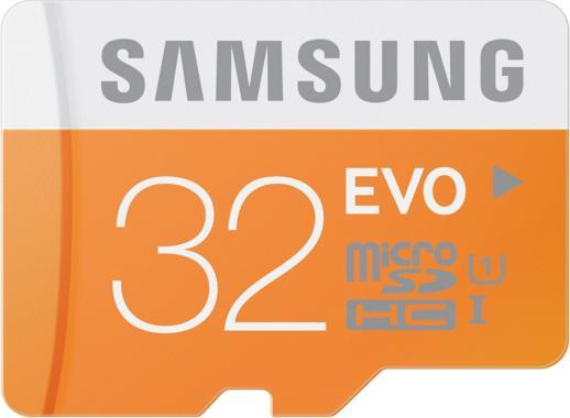 Immagine prodotto Samsung EVO microSDHC con adattatore (32 GB, microSDHC, U1, UHS-I)