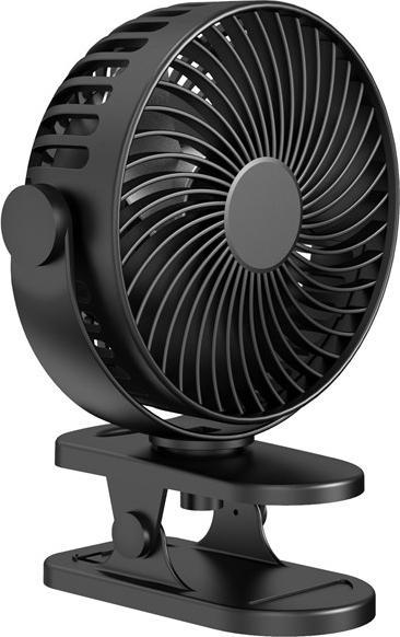 Image du produit Blow Ventilateur de table avec clip 15 cm USB + batterie noire
