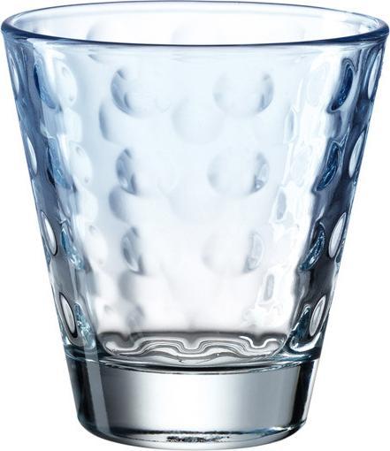 Actual product image Leonardo Drinking glass Optic Pastel 215 ml, 6 pieces, Multicoloured (0.22 l, 6 x)