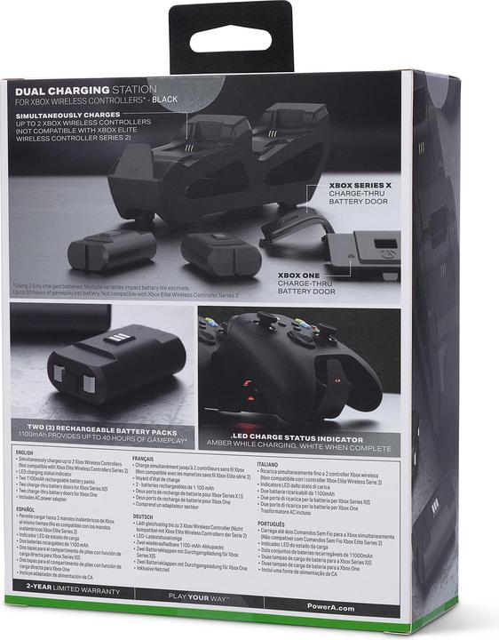 Actual product image PowerA Duo Charging Station (Xbox One X, Xbox Series S, Xbox One S, Xbox Series X)