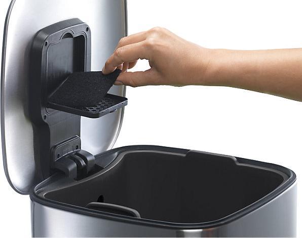 Actual product image EKO Waste collector with pedal and charcoal filter (32 l)