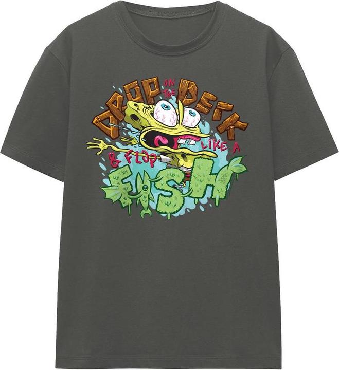 Immagine prodotto Spongebob Squarepants Drop And Flop Maglietta Adulto Unisex (XL)