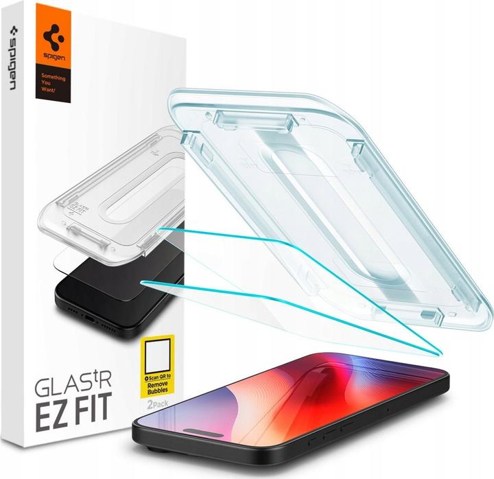 Spigen Glas (2 Piece, Apple iPhone 16 Pro)