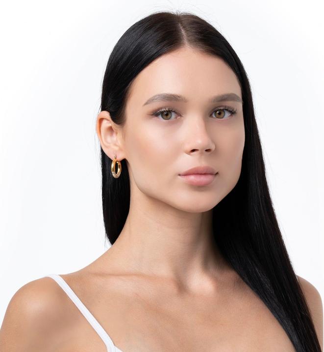 Image du produit Sensora Jewelry Glimmer Hoops Boucles d'oreilles (Acier inoxydable)