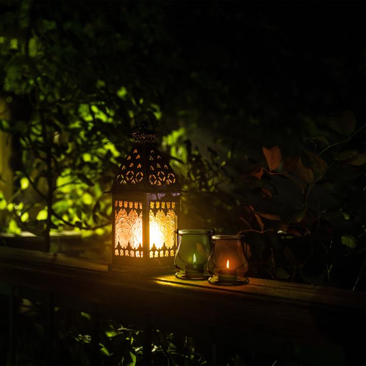Produktbild Relaxdays 12x Windlicht (12 x, 8.5 x 8.5 x 10 cm)