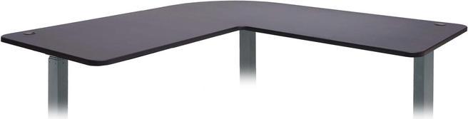Actual product image Swisshandel24 Tabletop for corner desk, desk top, 90° black