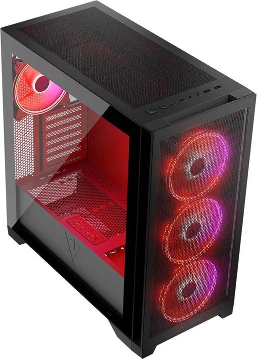 Actual product image Modecom Volcano Expanse S Apex ARGB czarna (mATX, Mini-ITX)