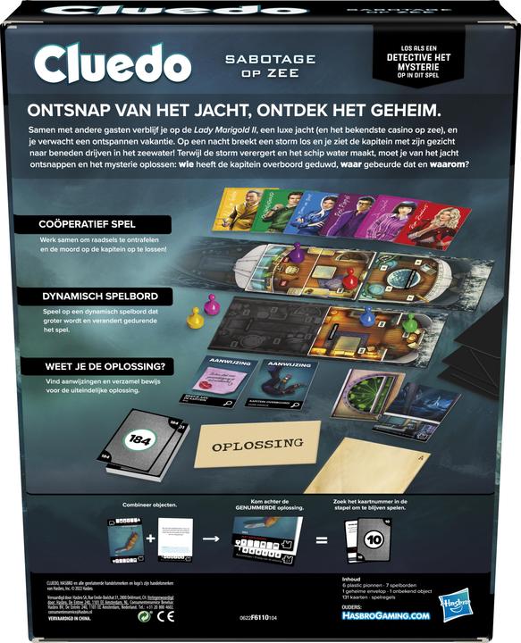 Image du produit Hasbro Gaming Escape Sabotage Sur Les Hautes Mers (Français)