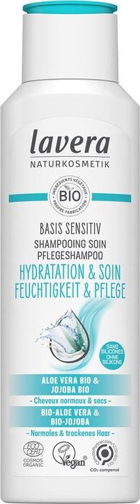 Lavera Shampoo basis sensitiv Feuchtigkeit & Pflege Fl 250 ml (250 ml, Flüssiges Shampoo)