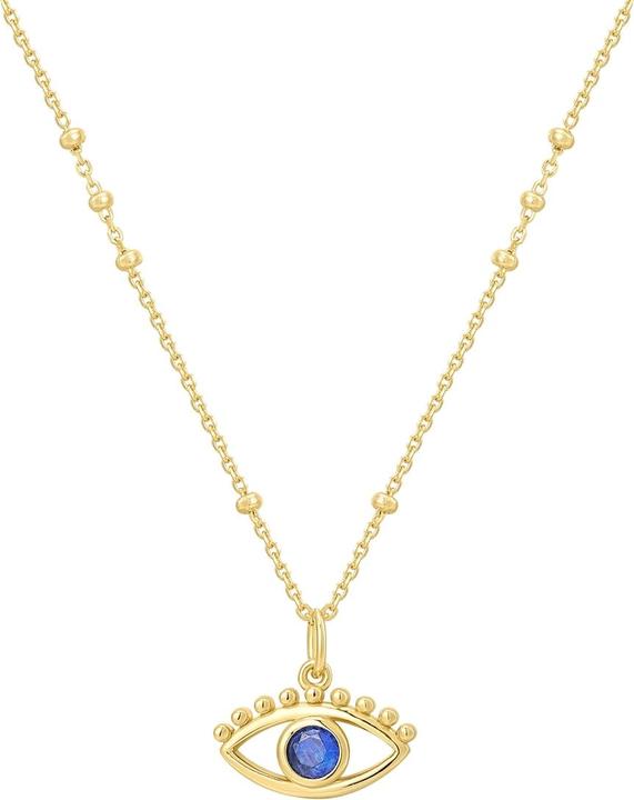 Glanzstücke München Damen Kette Allsehendes Auge Sterling Silber - 34628 (Sterling Silber, 40 - 45 cm)