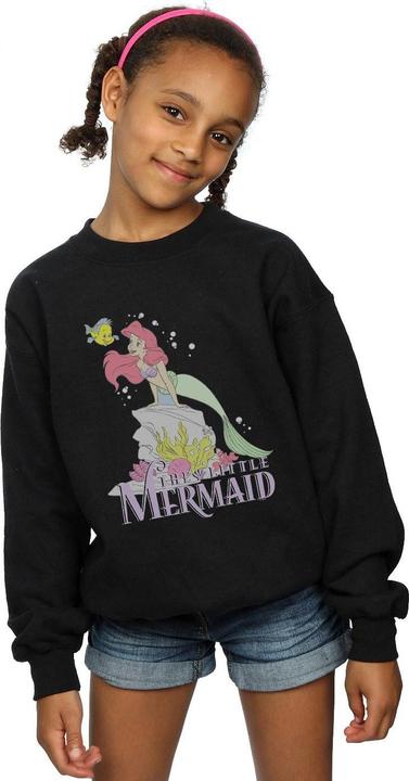Actual product image Disney Girls The Little Mermaid Faded Nostalgia Sweatshirt (140, 146)