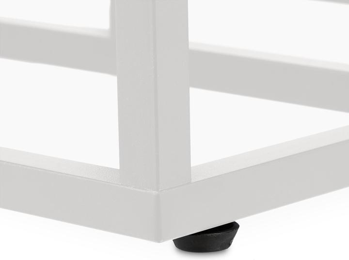 Image du produit Relaxdays Support pour plantes avec 4 étagères 80 x 40 cm, Nature/Blanc