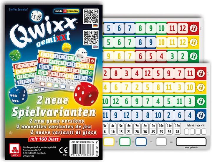Actual product image NSV Qwixx gemiXXt additional blocks (German)