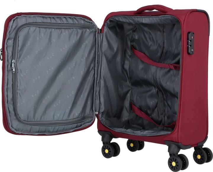 Immagine prodotto D&N Travel Line 9704 Carrello cabina a 4 ruote S 55 cm con ripiegamento elastico (38 l, Bagaglio a mano (fino a 50 litri))