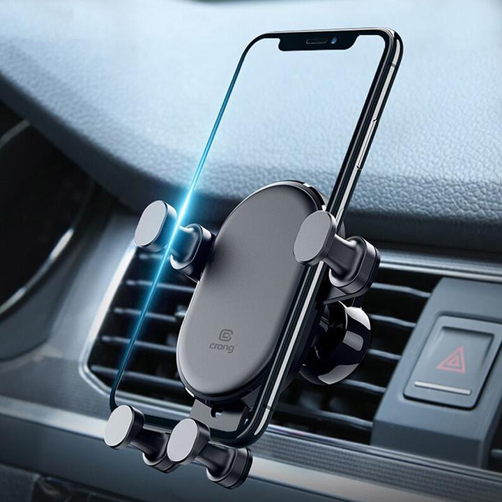 Actual product image Crong Gravity Auto-Lock CRG-CH5-BLK car mount