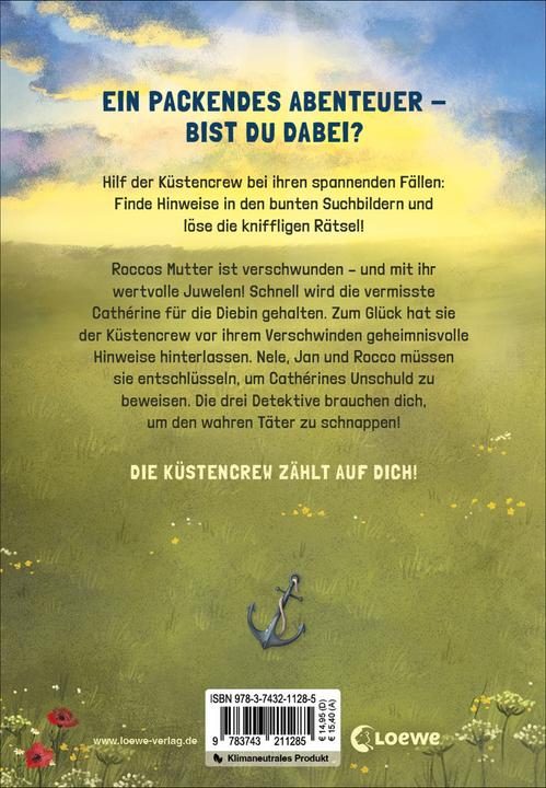 Immagine prodotto Loewe Die Küstencrew (Band 3) - Diebstahl am Deich (Tedesco, Angolo bandixen, Libri per bambini Loewe, Nathalie Kranich, 2023)