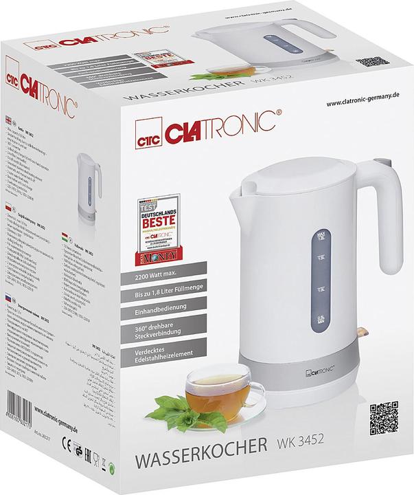 Actual product image Clatronic Electric kettle cordless WK 3452 (1.80 l)