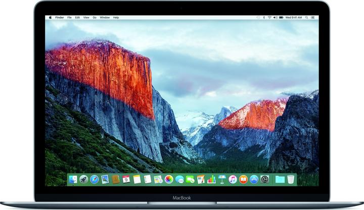 Produktbild Apple MacBook Space Gray (12", Intel Core M3, 8 GB, 256 GB, CH)