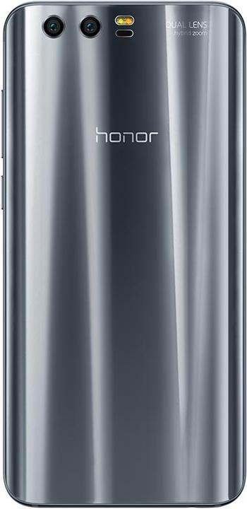 Actual product image Honor 9 (64 GB, Glacier Grey, 5.15", Hybrid Dual SIM, 12 Mpx, 4G)