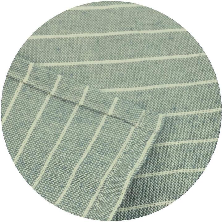 Actual product image Casativo Striped sofa blanket made of 80% cotton and 20% polyester, beige, 160 x 260 cm (160 x 260 cm)