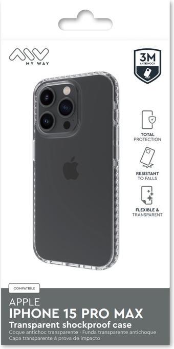Immagine prodotto My Way Custodia per iPhone 15 Pro Max serie rinforzata (Apple iPhone 15 Pro Max)