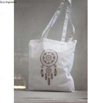 Actual product image Rayher Cotton bag with long handles, white, 1 piece