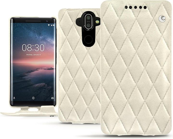 Productafbeelding Noreve Lederen omslag verticaal (Nokia 8 Sirocco)