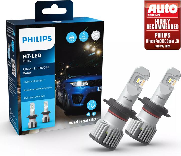 Actual product image Philips 11972U60BX2 (H7)