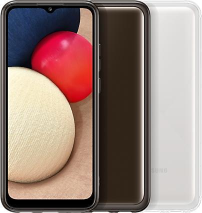 Actual product image Samsung Soft Clear Cover for A026F Galaxy A02s black (Samsung Galaxy A02s)