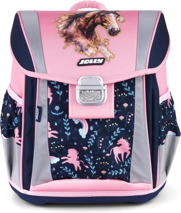 Produktbild Jolly Schulranzen-Set Classic Best Friends Forever Kunstfaser rosa/blau (22 l)