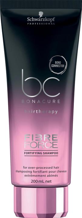 Actual product image Schwarzkopf BC FIBRE FORCE fortifying shampoo 200 ml (200 ml, Liquid shampoo)