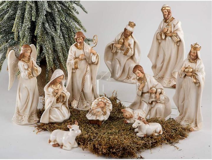 Formano Krippenfiguren beige-gold