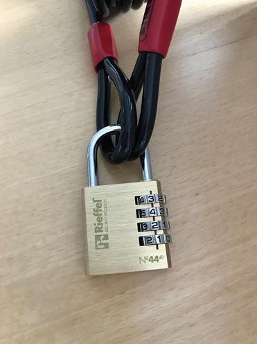 Image du produit Rieffel Serrure à combinaison en laiton 44/20 SB