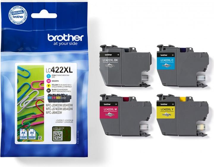 Produktbild Brother LC422XL HY Value Pack (M, C, BK, Y)