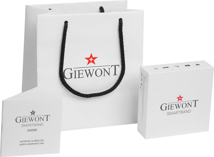 Image du produit Giewont Fit&GO Duo GW200-9 Smartband - Noir + bracelet Power orange