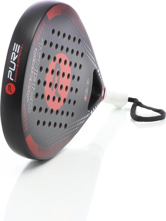 Image du produit Luxtri Raquette Padel Forme Goutte d’eau 360g Fibre de verre EVA Rouge-noire Jugador Sport Extérieur