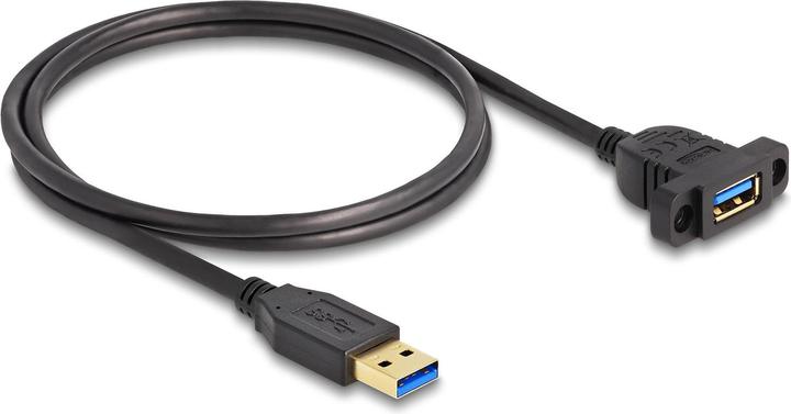 Produktbild Delock SuperSpeed USB 5 Gbps 1m zum Einbau schwarz (1 m, USB 3.2 Gen 1)